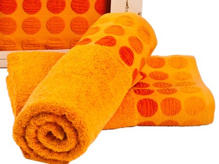 Ręczniki Bawełniane Fashion Round Pomarańczowe