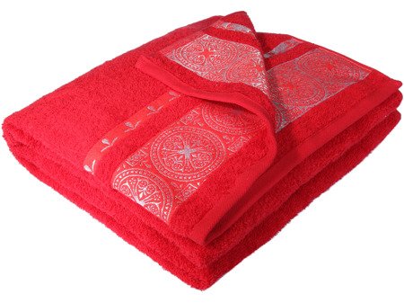 Ręczniki Bawełniane Heart Czerwone