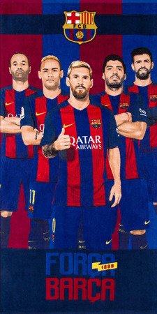 Ręczniki FC Barcelona Drużyna FCB161039 75x150 cm