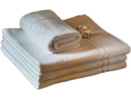 Ręczniki Hotelowe Stripes 500 gsm Białe