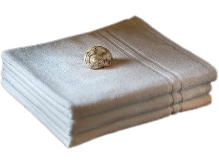 Ręczniki Hotelowe Stripes Hurtowe Pakiety 400 gsm Białe