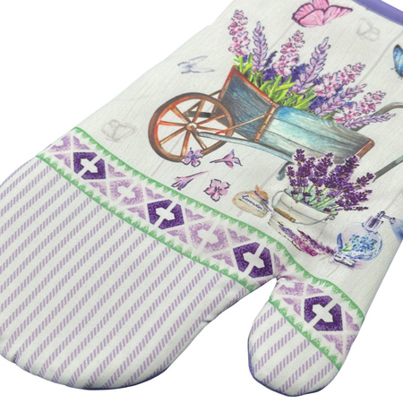 Rękawice Kuchenne z Magnesem Lavender II F22S128