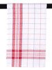 Bawełniane Ścierki Kuchenne Diana Biało-Czerwone 45x65 cm