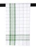 Bawełniane Ścierki Kuchenne Diana Biało-Zielone 45x65 cm