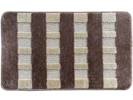 Dywaniki Łazienkowe Trangan Brązowy Beżowy CF02 45x75 cm