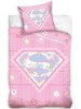 Pościel Dziecięca 100x135+40x60 Super Baby Różowa